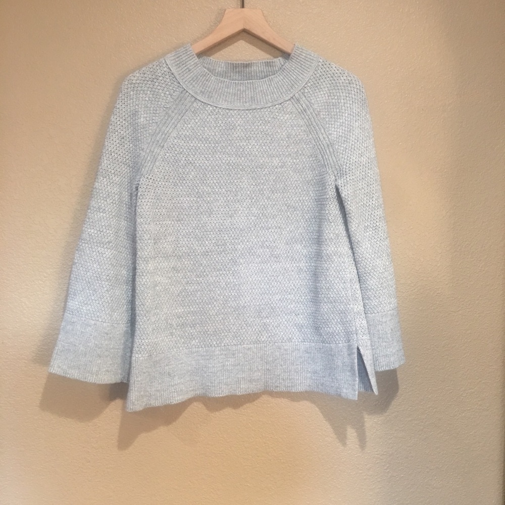 Loft Long Sleeve Grey Knit Sweater